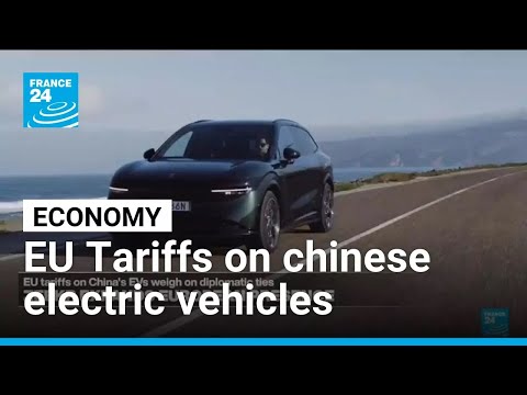 YouTube video thumbnail: EU Tariffs on Chinese EVs Strain Trade and Diplomatic Ties With Beijing