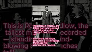 Meet the Tallest Man Ever Recorded | Robert Wadlow #shorts #history #facts #usa