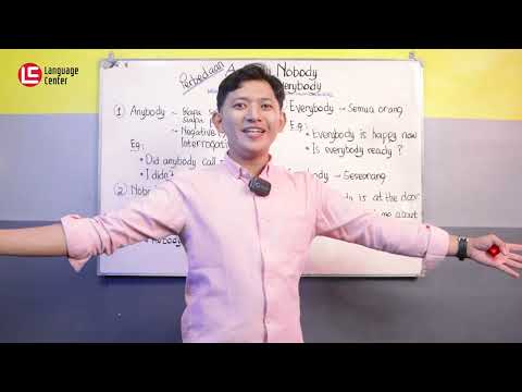 PEMULA WAJIB TAU! PERBEDAAN ANYBODY, SOMEBODY, NOBODY, EVERYBODY | TEATU - Kampung Inggris LC