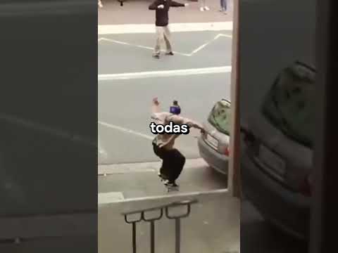 SKATER intenta un truco y pasa ESTO #skate #shorts #sk8 #skateboarding
