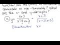 Rational Functions and Discontinuities