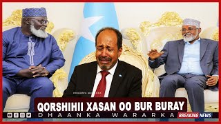 DEG DEG QM Midoobay oo Hub & Ciidan Siisay Axmed Madoobe, Qorshihii Xasan Sheekh oo Bur Buray Xiisad