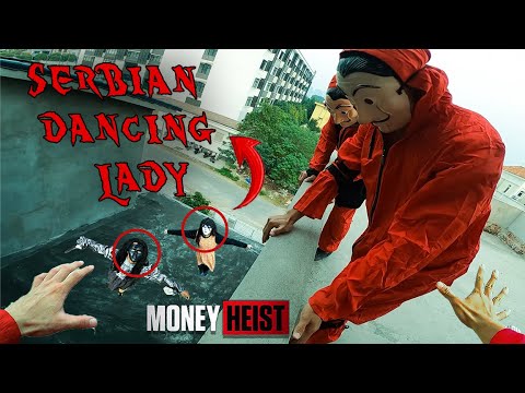 MONEY HEIST ESCAPING SERBIAN DANCING LADY 43 | Epic Parkour POV HORROR Movie Chase