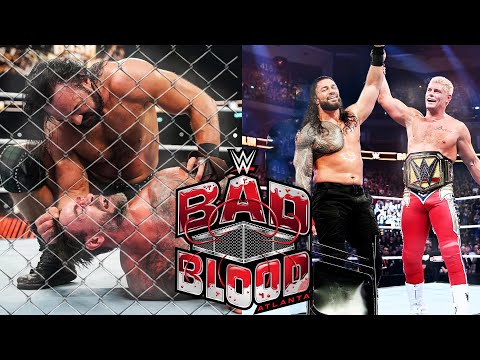 Wwe Bad Blood 30 SEPTEMBER 2024 Highlights, Winners & Matchcard| Roman Reigns & Cody Rhodes Win