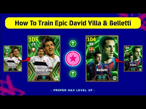 Free Selection Contract Epic David Villa & Belletti Best Training Guide 😍🔥 eFootball 2025 Mobile