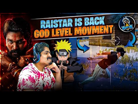 RAISTAR IS BACK || RAISTAR GOD LEVEL MOVEMENT SPEED GYANGAMING OP REACTION ON LIVE Garena Free Fire