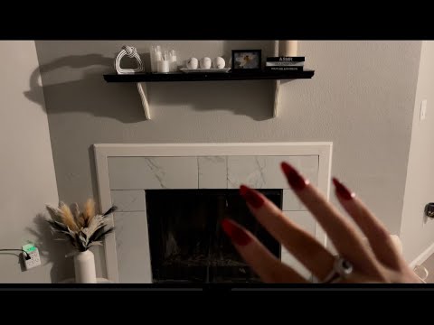 ASMR| LIVING ROOM TOUR (-RELAXING VOICE OVER))