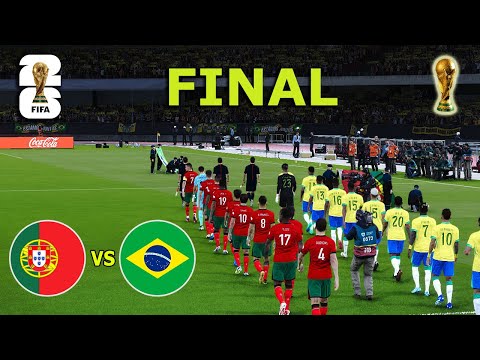 PORTUGAL vs BRAZIL - FINAL  | FIFA World Cup 2026 USA | Full Match All Goals | PES Gameplay