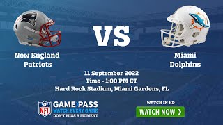 [TV: CBS] New England Patriots vs Miami Dolphins Live Stream | Watch Online NFL Football Game 2022