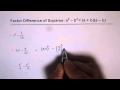 Factoring and Perfect Squares Practice