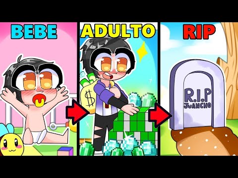 ¡LA VIDA Y LA MUERTE DE SRJUANCHO EN ROBLOX! 👶🧑 BROOKHAVEN CICLO DE VIDA 😱 SRJUANCHO ROBLOX