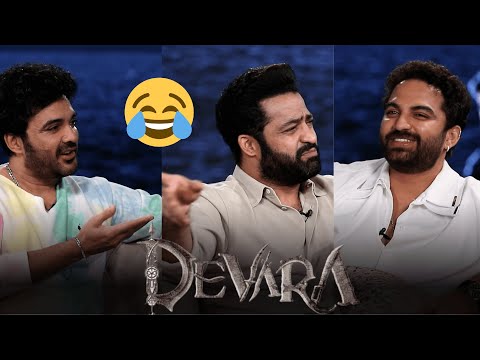 devara interview with fun boys #devara || NTR, Koratala Siva, Siddhu Jonnalagadda, Vishwaksen