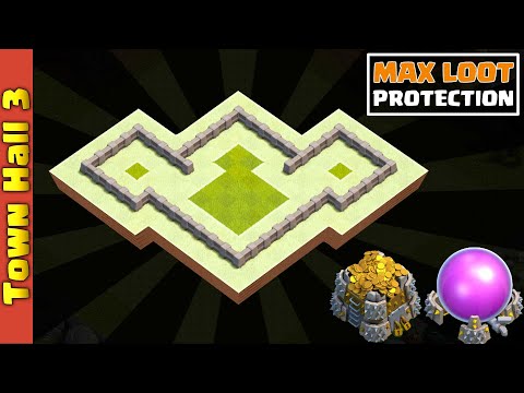 This Town Hall 3 Base SAVED 100% of My Loot!