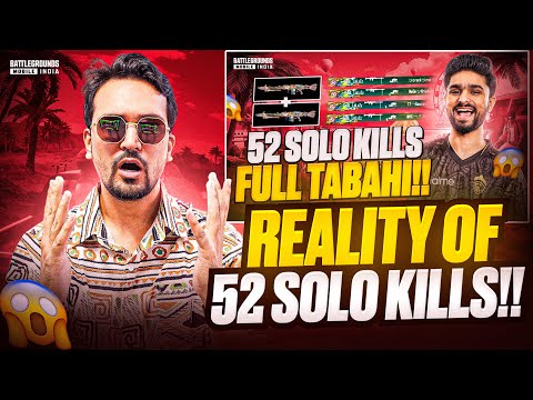 REALITY OF 52 SOLO KILL BY @LoLzZzGaming || MAYUR GAMING || LOLZZZ GAMING