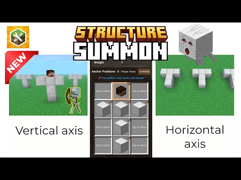 Minecraft Addons Maker tutorial: STRUCTURE SUMMON (new function), MAM v3.3.6