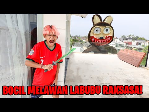 PERTARUNGAN SENGIT BOCIL MELAWAN LABUBU RAKSASA DARI ATAP RUMAH TINGKAT!!!