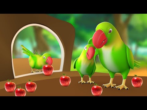 Chitti Chilakamma - చిట్టి చిలకమ్మా - Parrots 3D Animation Kids Telugu Rhymes - Telugu Rhymes Songs