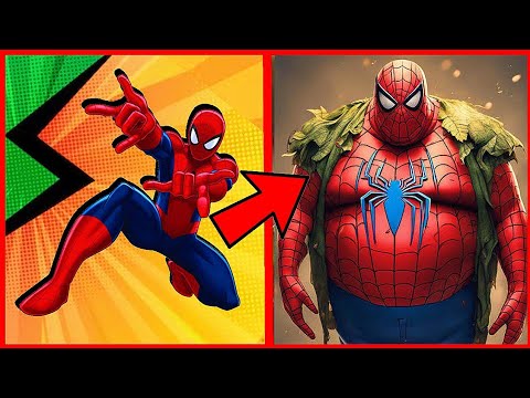 Superheroes but Fat Characters | Marvel And DC