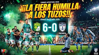 León 6-0 Pachuca| Jornada 3 | Liga MX | Apertura 2026 | #simulación 