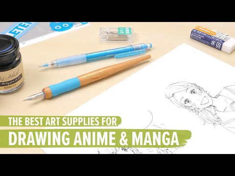 The Best Art Supplies for Drawing Anime & Manga