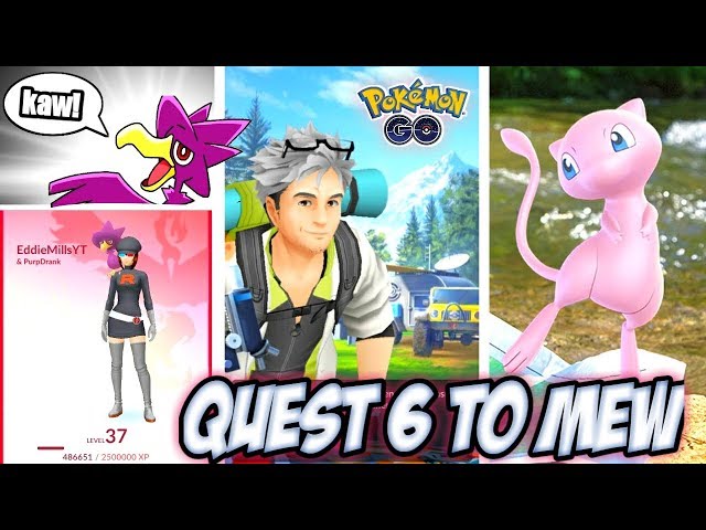 Completing Quest 6 To Mew!