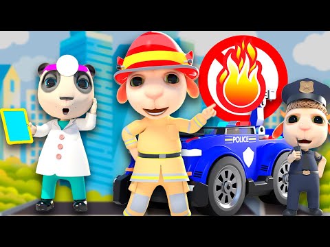 Be careful with fire!👨‍🚒🔥👻Children choose their professions👨‍🚒🔥👻Rescuers inspire us