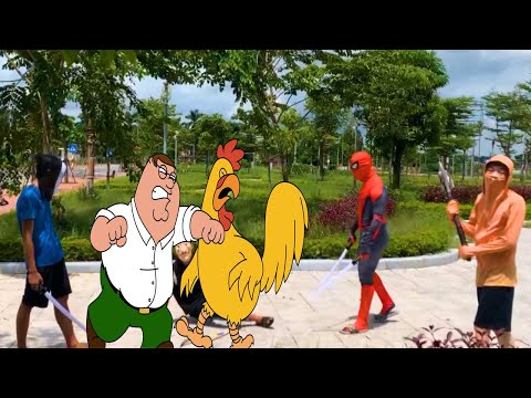 Spider-man Vs Greenman Vs Peter in my house  #spiderman  #viral