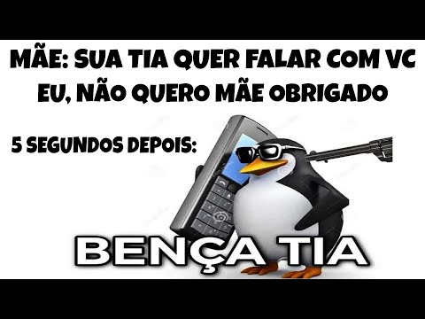 MELHORES MEMES EM IMAGENS - Bença tia 😂