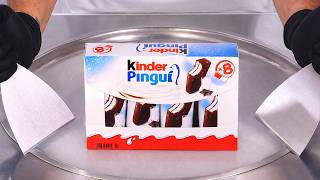 Kinder Delice "Pingui" - Ice Cream Rolls | Satisfying Visual ASMR