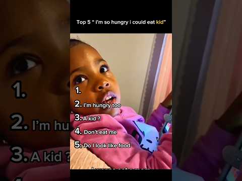 I’m so hungry I could eat kid #trend #funny #viralvideo