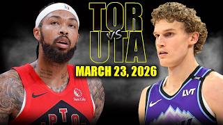 Toronto Raptors vs Utah Jazz Full Game Highlights – March 23, 2026 | NBA Season