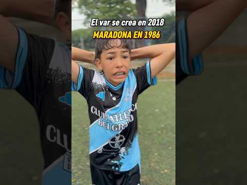 Maradona en 1886😳⚽️😂 #viralshort #humor #soccer #football