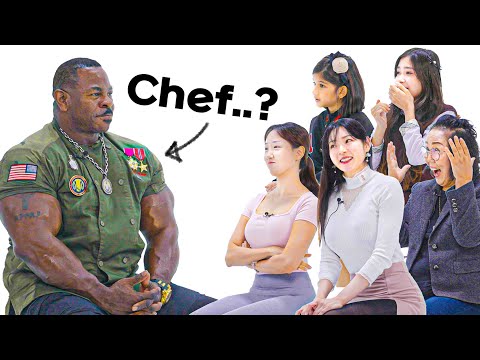 세계에서 가장 근육이 많은 셰프를 본 연령별 여성들의 반응은…??? | @ChefRush