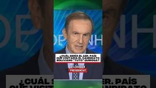 “TUTO” QUIROGA RESPONDE QUE PAÍS VISITARÍA EN PRIMER LUGAR SI GANA LA ELECCIÓN EN BOLIVIA