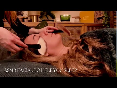 ASMR SPA Soft Spoken Facial with a Dreamy Neck, Shoulder & Scalp Massage For Good Sleep!