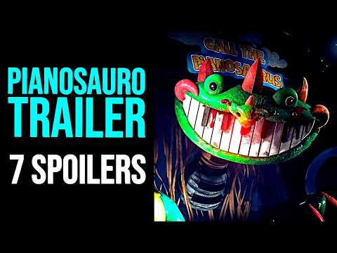 POPPY PLAYTIME CHAPTER 4: 7 SPOILERS del TRAILER de PIANOSAURUS REX