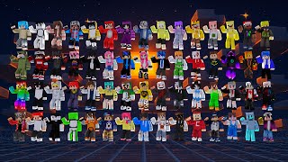 TẤT CẢ CÁC YOUTUBER MINECRAFT ĐÃ CÓ MẶT ĐỂ ĐÚ TREND TIK TOK