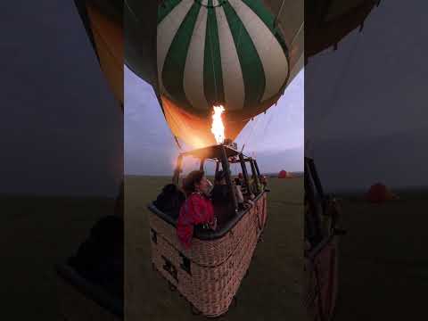 What it's like to go on a hot-air balloon ride above the Masai Mara in Kenya