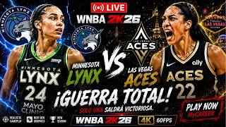 NBA 2K26 GAMEPLAY  Minnesota vs Aces | Live Simulation | NBA 2K26