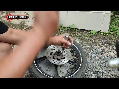 Cara ganti piringan cakram masih baut pabrik belum pernah buka