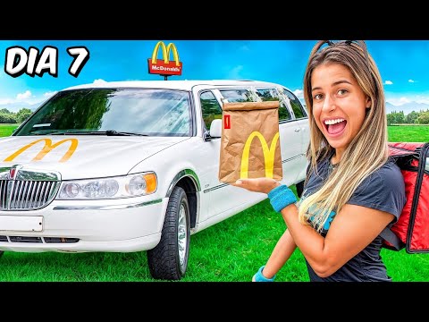 VIREI ENTREGADORA DO MC DONALDS POR 7 DIAS!!