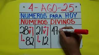 NUMEROS FUERTES PARA JUGAR EN TODAS LAS LOTER1AS HOY 3 DE AGOSTO 2025 | NÚMEROS PARA G4N4R