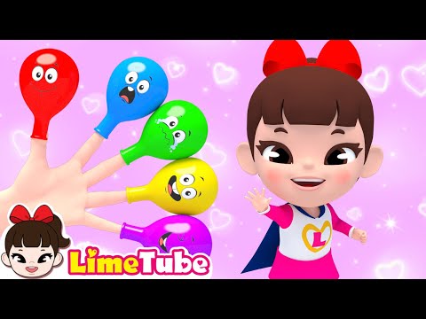 Color balloon Finger Family | 인기 영어동요 | детские песни  Nursery Rhymes | Baby & Kids Songs