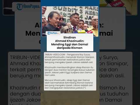 PENGACARA ROY SURYO: Mending Eggi dan Damai Ajukan RJ, tapi Tak Akui Ijazah Jokowi Asli