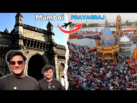 Mumbai to prayagraj❤️🙏 P-1 | Deepesh Zo | Shivam Zo #vlogs #dailyvlog #mahakumbh2025 #prayagraj