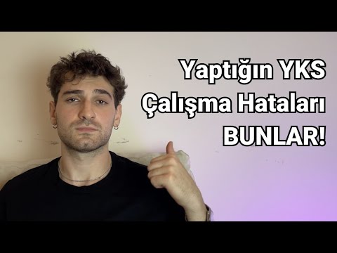 YKS'ye Çalışılırken Yapılan EN BÜYÜK Hatalar! | Çoğu Öğrencinin Bırakması Gereken Alışkanlıklar