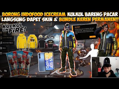 DAPET SKIN SENJATA DAN BUNDLE SULTAN PERMANEN DARI KODE REEDEM STIK @indofood.icecream KULKUL!!