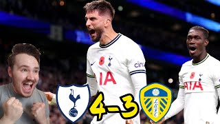 "Why is it never straight forward?" Tottenham 4-3 Leeds Utd Match Reaction!