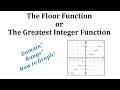 Understanding the Floor Function
