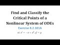 Analyzing Critical Points in Differential Equations